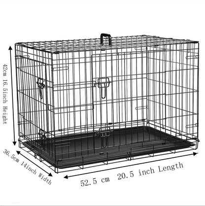 Dog Cage Puppy Training Crate Small Medium Large XL XXL Metal Cages Pet Carrier