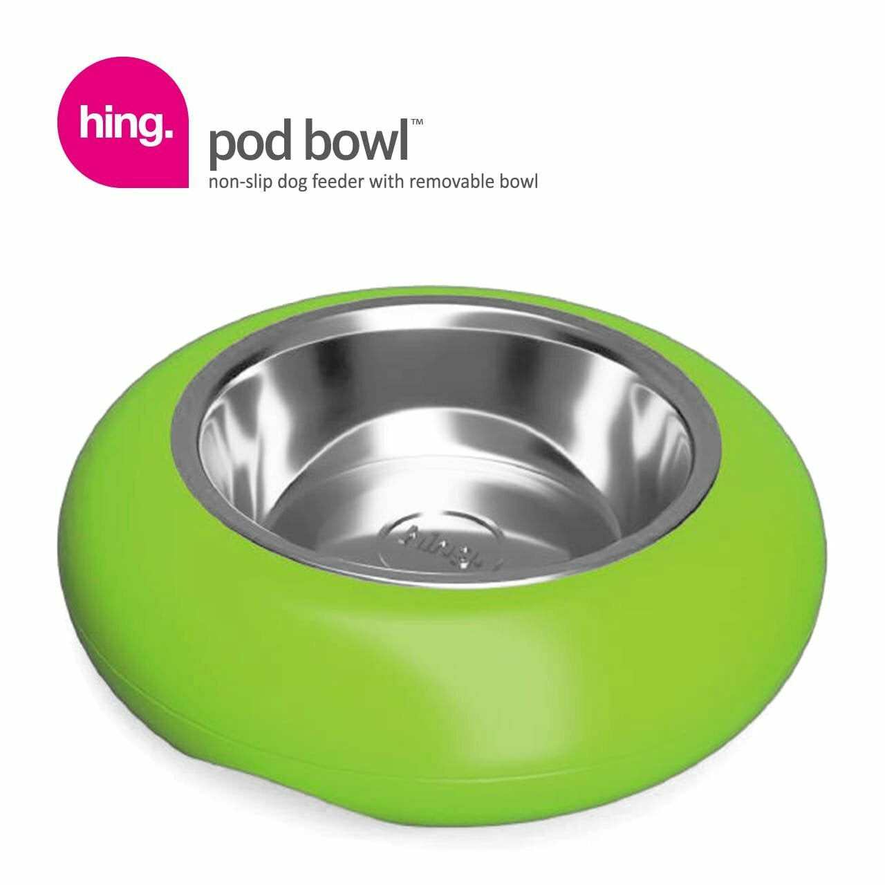 Dog Bowls Non Slip Stainless Steel Plastic Puppy Pet Food Water Feeding Bowl UK