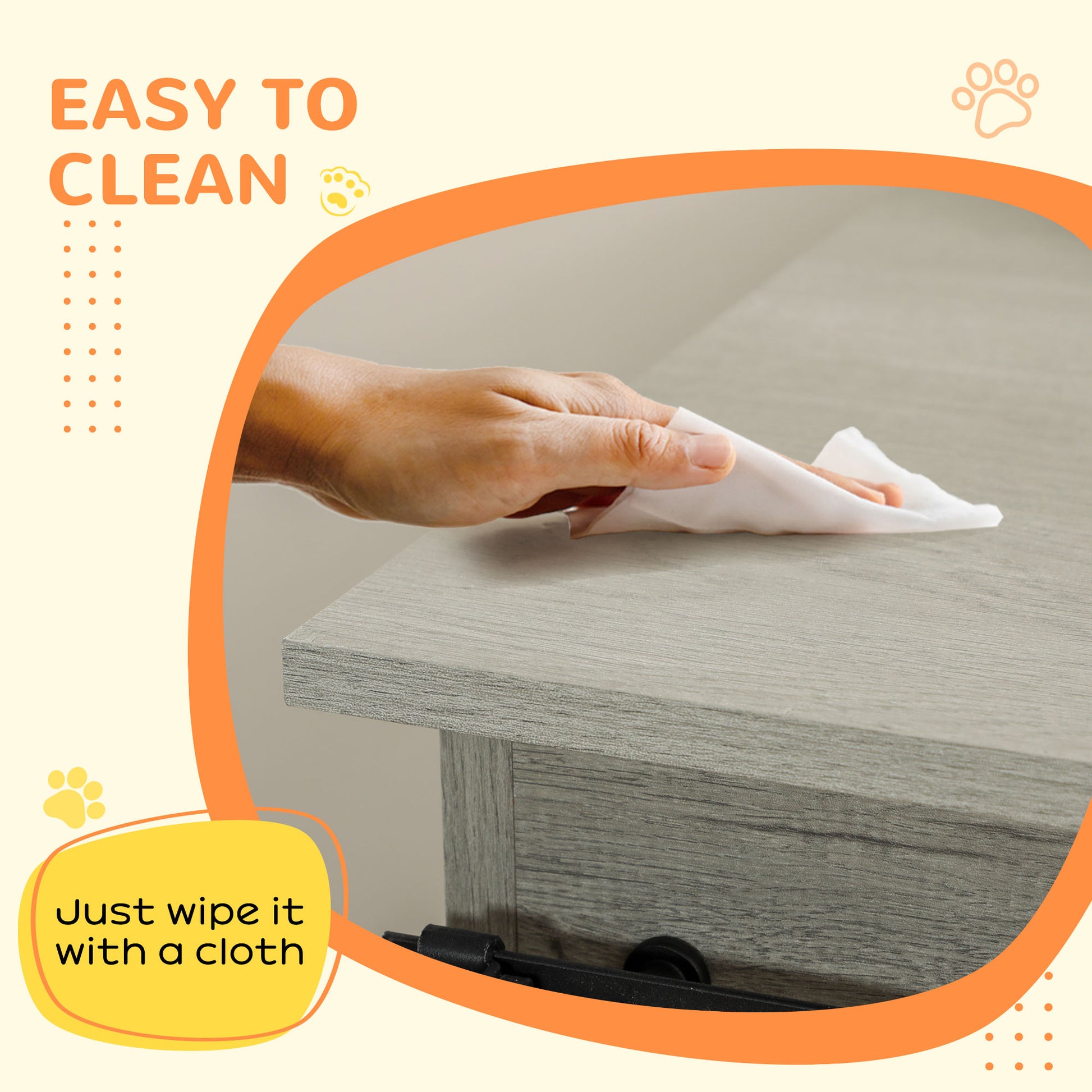 Dog Crate Furniture for Large Dog, Double Dog Cage for Small Dogs W/ Divider