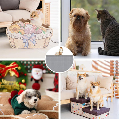 Pet Isolation Mesh No Drilling Safety Fences Net Portable Dog Cat Stair Door