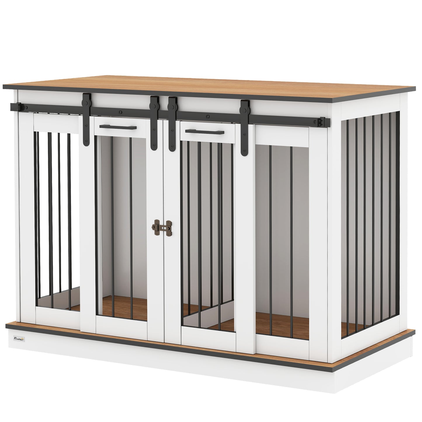 Dog Crate Furniture for Large Dog, Double Dog Cage for Small Dogs W/ Divider