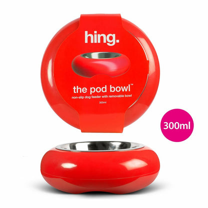 Dog Bowls Non Slip Stainless Steel Plastic Puppy Pet Food Water Feeding Bowl UK