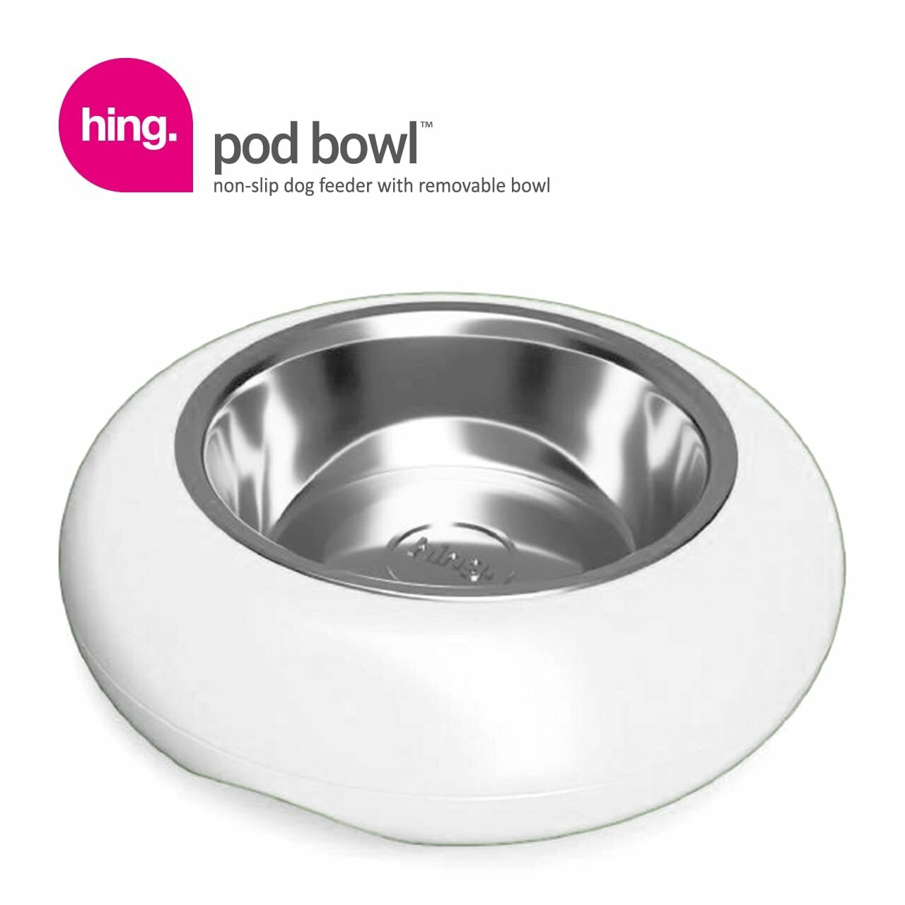 Dog Bowls Non Slip Stainless Steel Plastic Puppy Pet Food Water Feeding Bowl UK