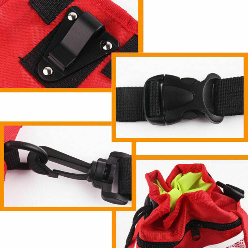 New Dog Training Treat Pouch Bag Pet Waist Bum Bags Belt Snack Treats Walking UK