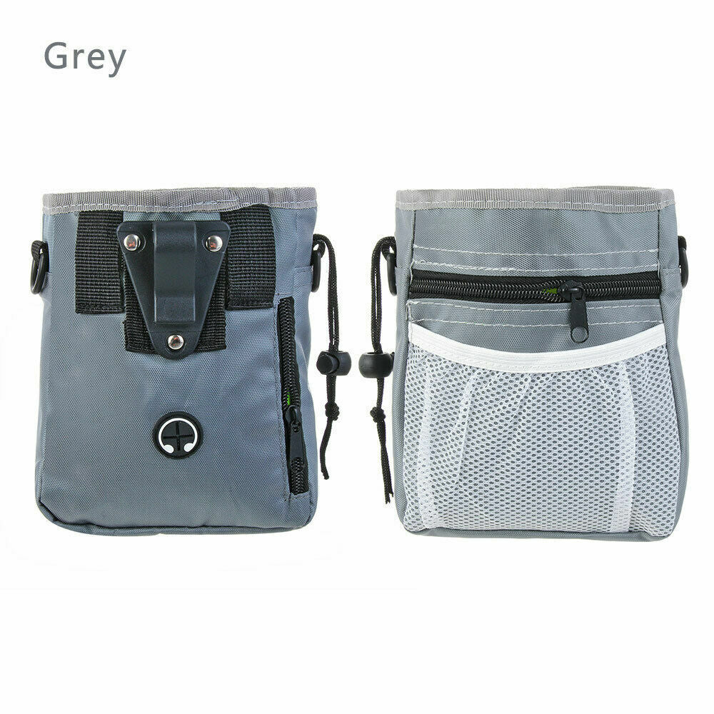 New Dog Training Treat Pouch Bag Pet Waist Bum Bags Belt Snack Treats Walking UK