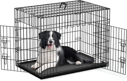 Dog Cage Puppy Training Crate Small Medium Large XL XXL Metal Cages Pet Carrier