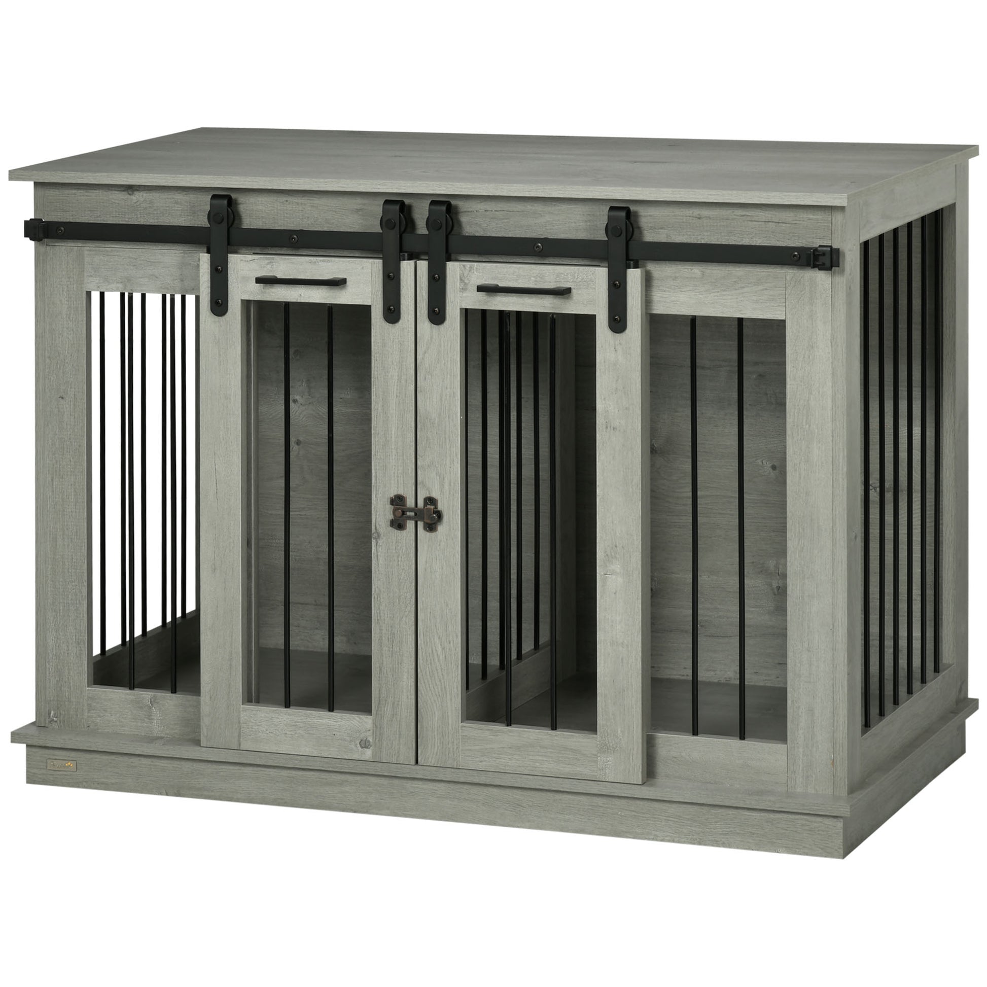 Dog Crate Furniture for Large Dog, Double Dog Cage for Small Dogs W/ Divider